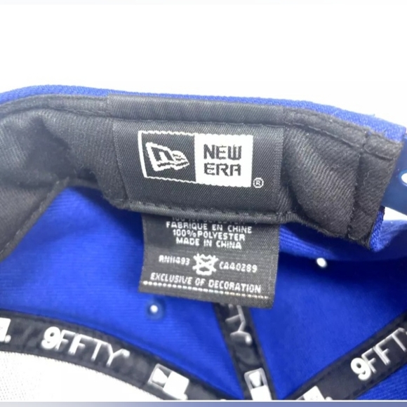 Philadelphia 76ers Hat Cap 9FIFTY Snap Back Mens Blue Basketball New Era NBA - Picture 10 of 10